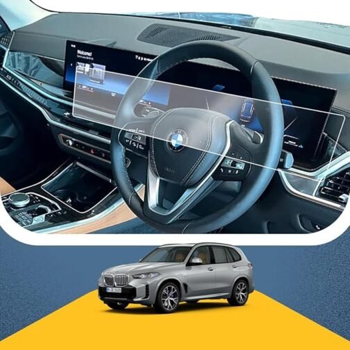 BMW X5, 2023 Facelift Infotainment and Cluster in Single Guard Clear Pack of 1