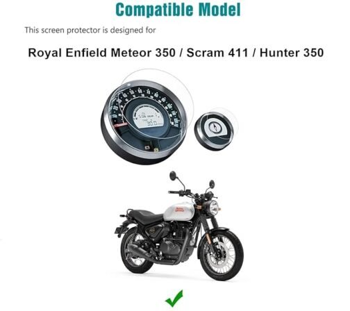 ROYAL SUPER  METEOR 350 SCREEN PROTECTOR PRISM GUARD - Image 3
