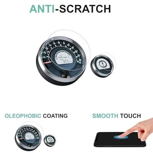 ROYAL SUPER  METEOR 350 SCREEN PROTECTOR PRISM GUARD - Image 4