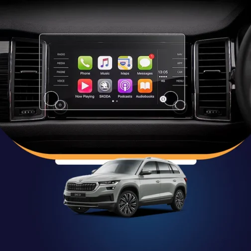 Skoda Kodiaq Touch Screen Infotainment Screen Guard, Not a Tempered Glass