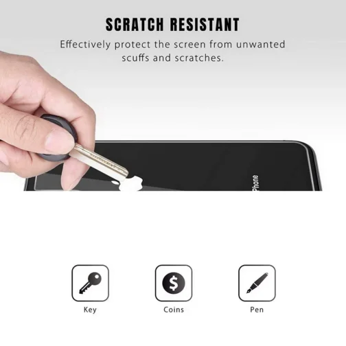 Screen Protector Full Edge and Transparent Soft Back Cover Case For iphone 11 Pro - Image 6