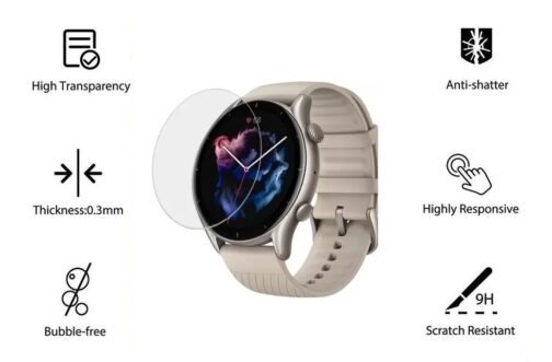AMAZFIT GTR 3 SCREEN PROTECTOR PRISM GUSRD (PACK OF 2) - Image 3