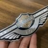 HARLEY DAVIDSON MOTORCYCLE ALUMINUM WING PRISM GUARD (SILVER)( 12X4.5 CM ) - Image 4