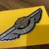 HARLEY DAVIDSON MOTORCYCLE ALUMINUM WING PRISM GUARD (SILVER)( 12X4.5 CM ) - Image 3