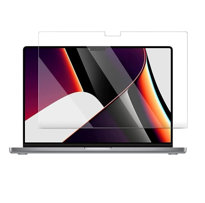 About this item This SIZE is designed for MacBook Pro (16-inch, 2019) - Model A2141 with Touch Bar and 4 Thunderbolt 3 ports. (Not for early versions) ULTRA THIN & High Transmittance: Made of high quality PET Material, Ultra Thin and Durable. 4H hardness, Protect the screen from scratches and abrasion, prolong your device service life Excellent stain resistance: the surface layer has good hydrophobic and oleophobic characteristic, which is easier to be cleaned and not easy to adhere dusts and dirts Super anti-scratch: its scratch resistance coefficient up to 4H, which can effectively keep your MacBook screen safe from scratches in normal usage Easy to install: the film with automatic adsorption layer can reduce bubble air and be easier to paste; leave no residue when removed › See more product details