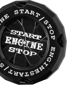 PUSH START BUTTON COVER,PRISM GUARD KEY SWITCH COVER (BLACK)