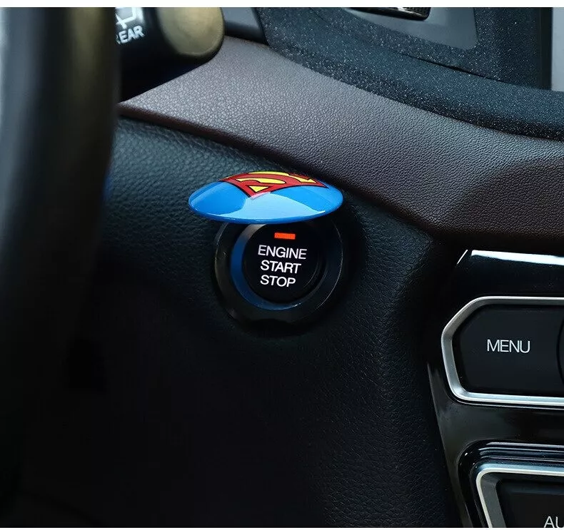 SUPERMAN CAR ENGINE START STOP PUSH BUTTON COVER PRISM GUARD - Image 2