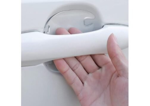 CAR DOOR HANDLE PROTECTOR TRANSPARENT STICKER PRISM GUARD (4 pcs)
