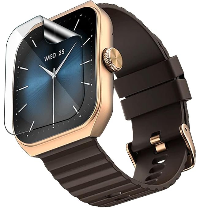 NOISE COLORFIT HEXA (1.96 INCH) AMOLED WATCH SCREEN PROTECTOR PRISM GUARD PACK OF 2)