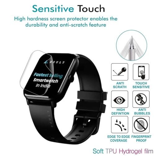 COMPITABLE WITH DZ09 SMARTWATCH SCREEN PROTECTOR PRISM GUARD - Image 4