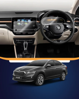 SKODA SLAVIA 8INCH INFOTAINMENT WITH CLUSTER SCREEN PROTECTOR PRISM GUARD