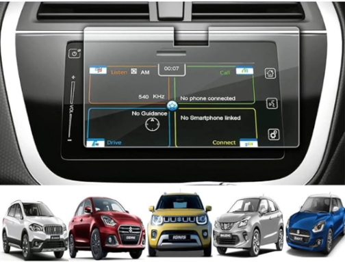 MARUTI OLD WITH U CUT 7 INCH SCREEN PROTECTOR  (2016-2019)