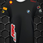 BMW ROUND NECK SKIN FRIENDLY COMFORT FOR RIDING & CASUAL T-SHIRT PRISM GUARD (BLACK)( SIZE IN L , XL ,)