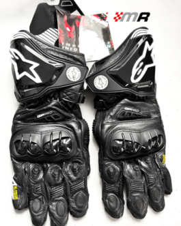 ALPINESTAR GP PRO MEN’S LEATHER MOTORCYCLE RIDING  RAINPROOF LONG GLOVES, PRISM GUARD  (L ,XL)