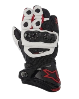 ALPINESTAR GP PRO MEN'S LEATHER MOTORCYCLE RIDING  RAINPROOF LONG GLOVES, PRISM GUARD  (L ,XL)