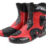 SPEED MOTORCYCLE LEATHER SPORTS RACING SHOES PRISM GUARD