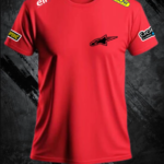 ALPINESTAR ROUND NECK SKIN FRIENDLY COMFORT FOR RIDING & CASUAL T-SHIRT PRISM GUARD (RED) SIZE IN L , XL ,