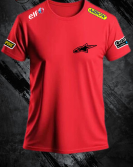 ALPINESTAR ROUND NECK SKIN FRIENDLY COMFORT FOR RIDING & CASUAL T-SHIRT PRISM GUARD (RED) SIZE IN L , XL ,