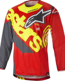 ALIPINESTAR RACER BRAAP JERSEY PRISM GUARD (RED) (L,XL)