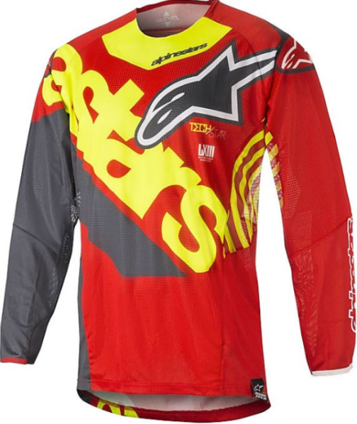 ALIPINESTAR RACER BRAAP JERSEY PRISM GUARD (RED) (L,XL)