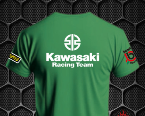 KAWASAKI NINJA RIDING TSHIRT PRISM GUARD (L,XL) - Image 2