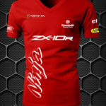 NINJA RED RIDING T-SHIRT L,XL PRISM GUARD