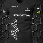 NINJA RIDING T-SHIRT L,XL PRISM GUARD (BLACK)