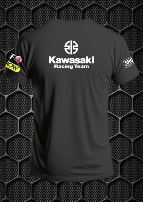 NINJA RIDING T-SHIRT L,XL PRISM GUARD (BLACK) - Image 2