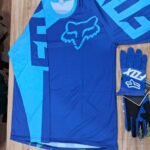 FOX (MEN’S RIDING FULL SLEEVE JERSEY +FOX BOTH HAND GLOVES SET COMBO)PRISM GUARD (SIZE-XL)