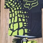 FOX (MEN’S RIDING FULL SLEEVE JERSEY + 100% GLOVES SET CAMBO) PRISM GUARD(SIZE-XL)
