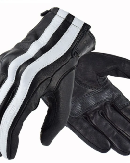 MOTORBIKE LEATHER GLOVES WITH KNUCKLE GUAR PRISM GUARD